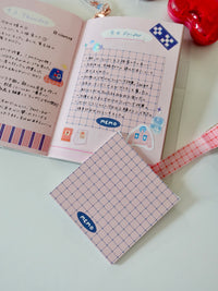 Notepad - Dusty pink grid