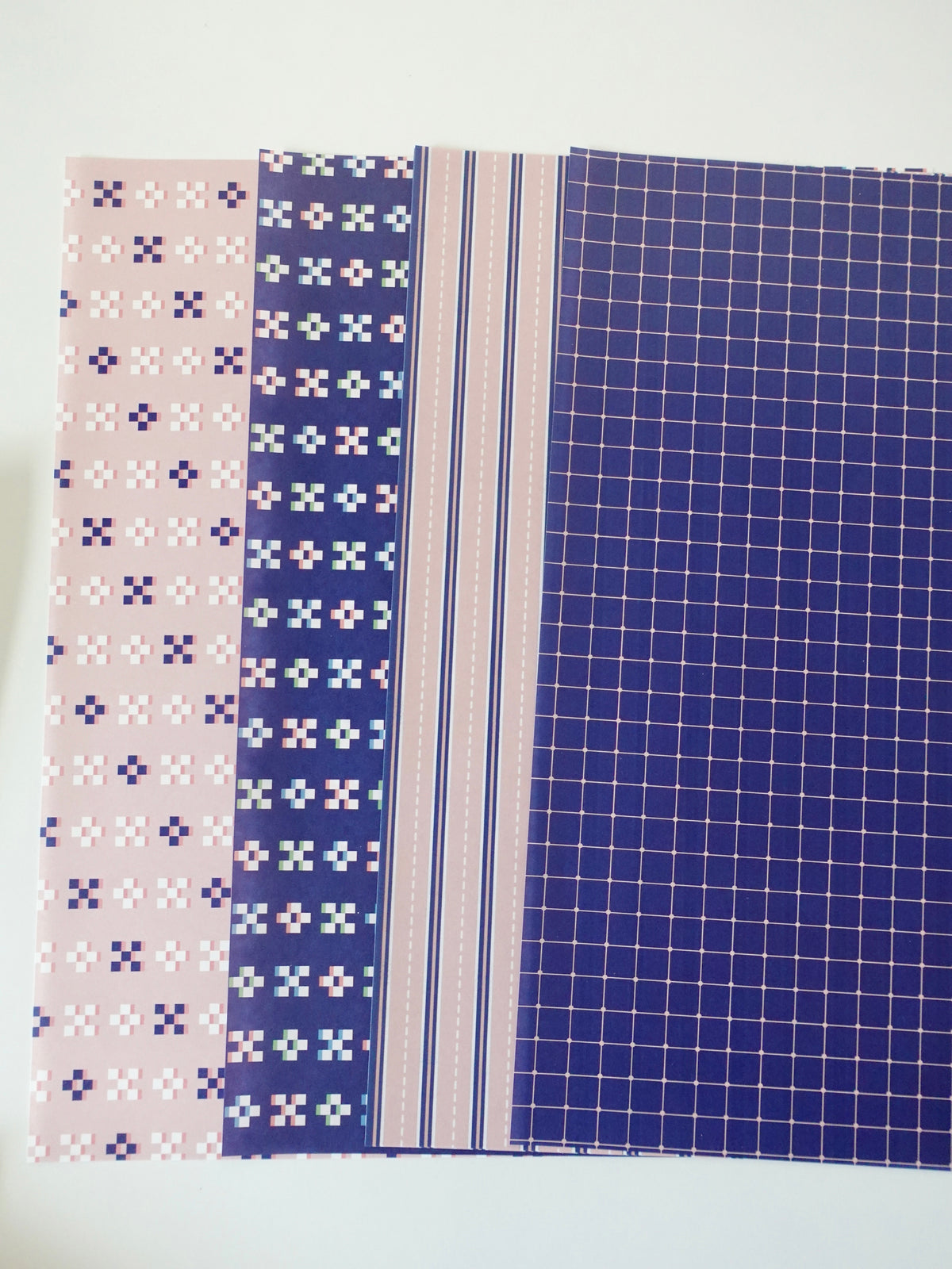 Design Paper - dusty pink stripes