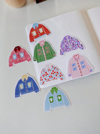 Clothes mini card set A