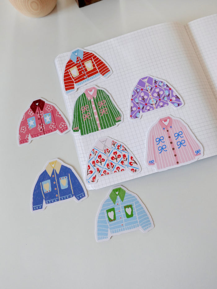 Clothes mini card set A