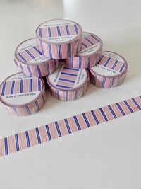 Masking tape - Striped pink