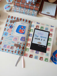 Sticker - blue package