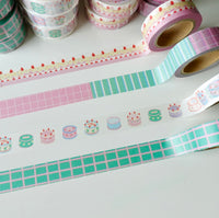 Masking tape - Pink green