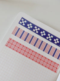 Masking tape - Pink grid
