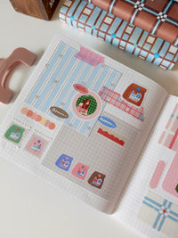Masking tape - Pop deco coral pink