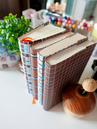 Design Paper - Brown check pattern