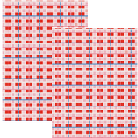 Design Paper - Red check pattern