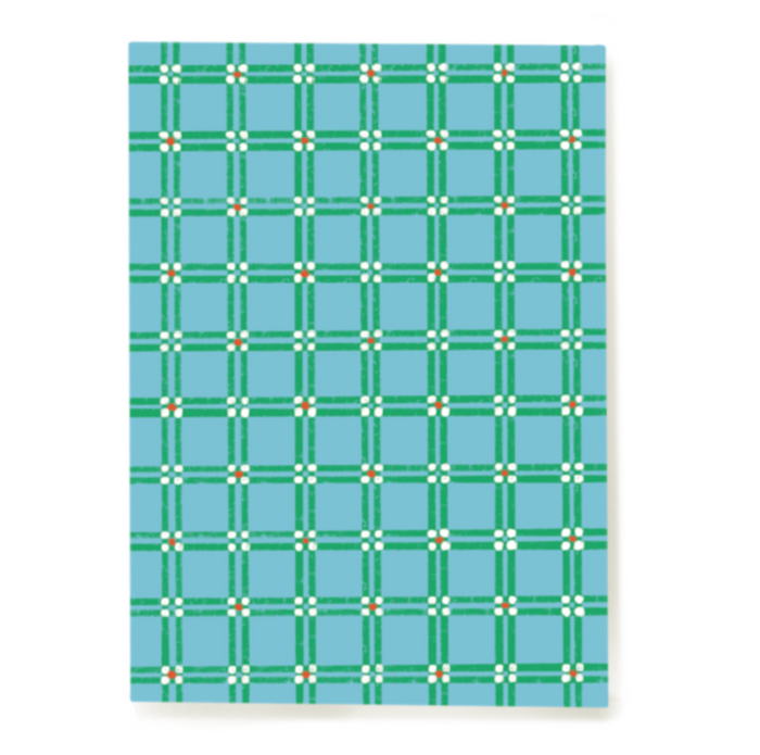Masking sheet - green&blue minsa pattern