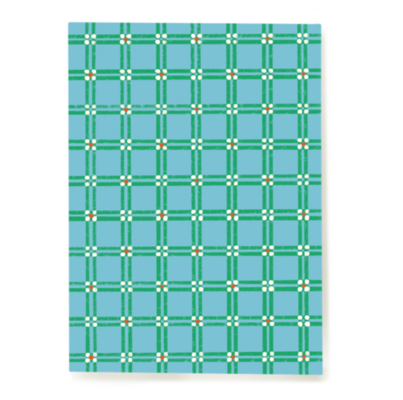 Masking sheet - green&amp;blue minsa pattern