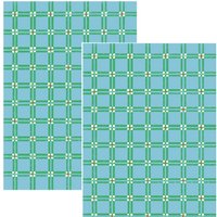 Design Paper - green&blue minsa pattern