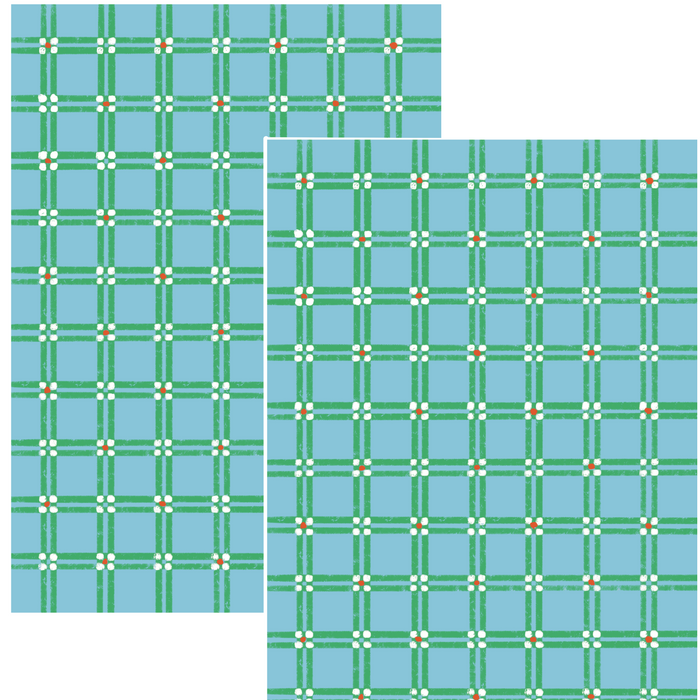 Design Paper - green&blue minsa pattern