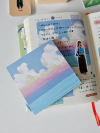 Notepad - sea & cloud