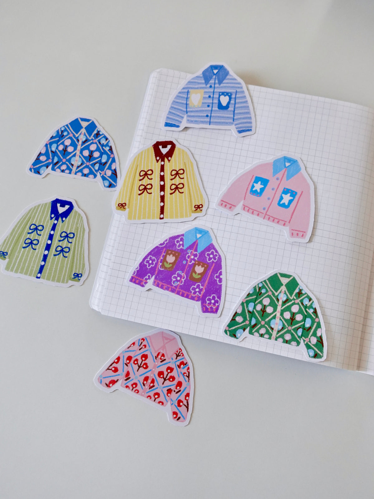 Clothes mini card set B