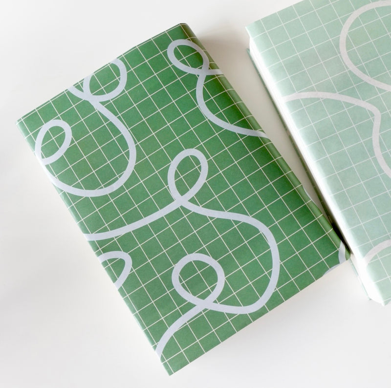 Design Paper - kuru-kuru dark green
