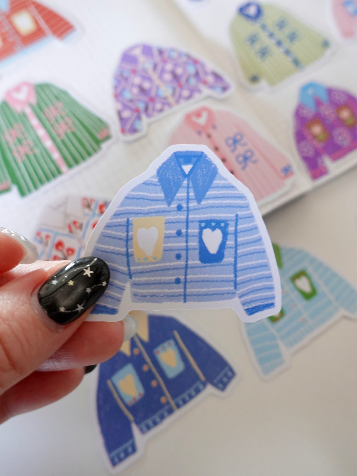 Clothes mini card set B
