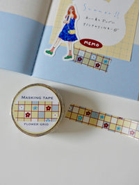 Masking tape - Flower Grid