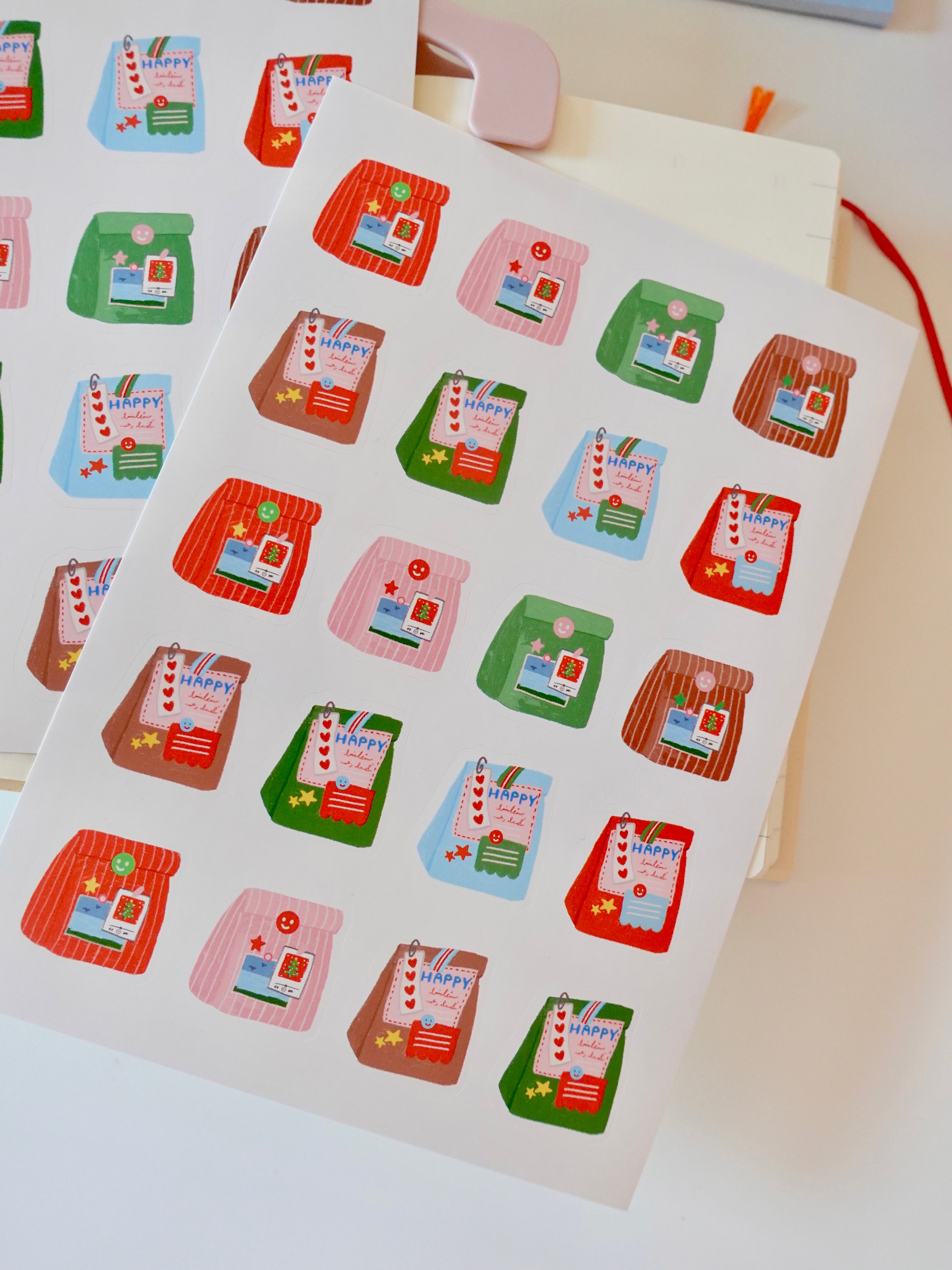 Sticker - christmas package – Asannu shop