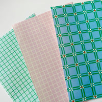Masking sheet - pink grid
