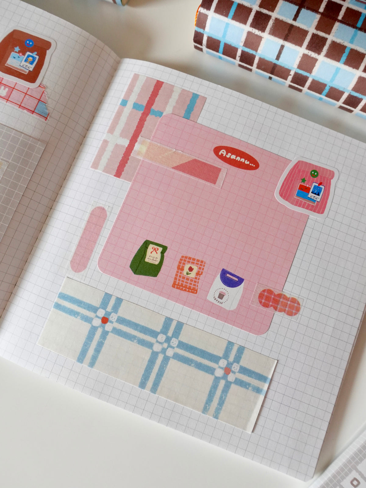 Masking tape - Pop deco coral pink