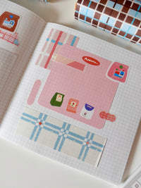 Masking tape - Pop deco coral pink