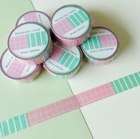 Masking tape - Pink green