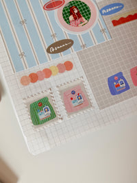 Masking tape - Pop deco coral pink
