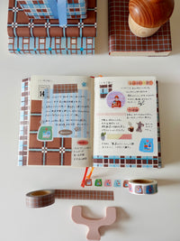 Design Paper - Brown Minsa pattern