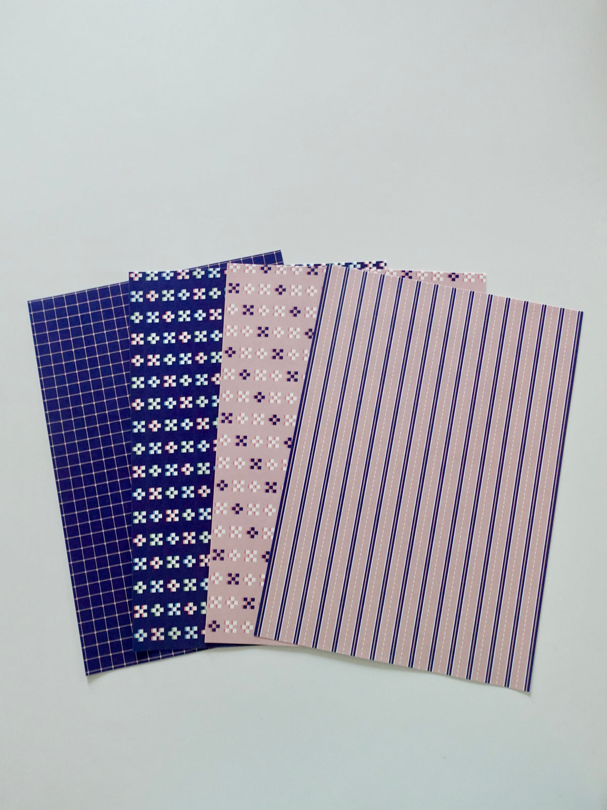Design Paper - dusty pink Minsa pattern