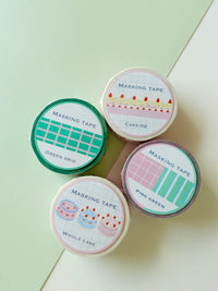 Masking tape - Pink green