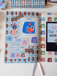 Sticker - blue package