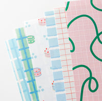 Design Paper - blue rectangle pattern