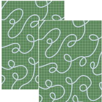 Design Paper - kuru-kuru dark green