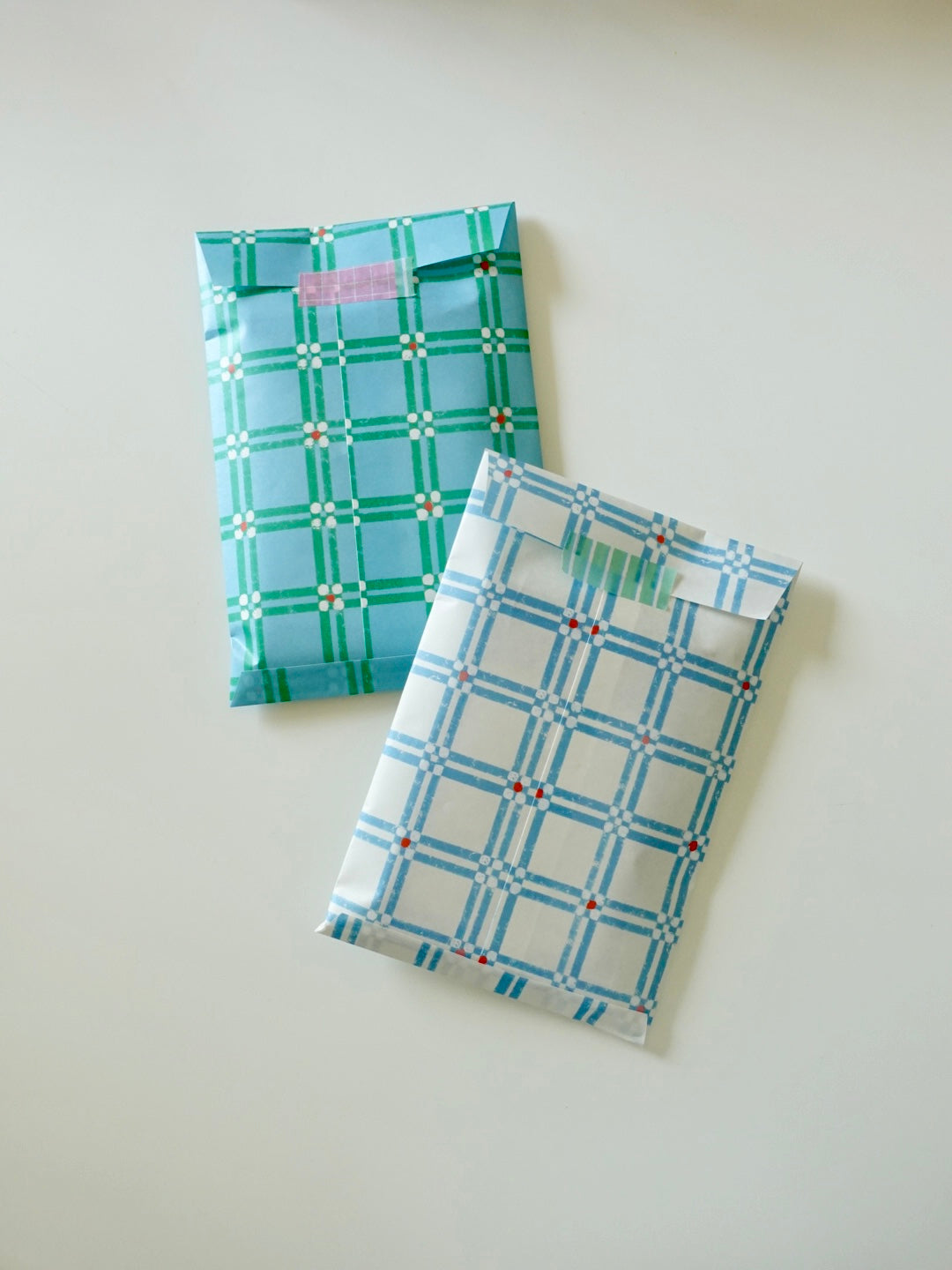 Design Paper - green&blue minsa pattern – Asannu shop