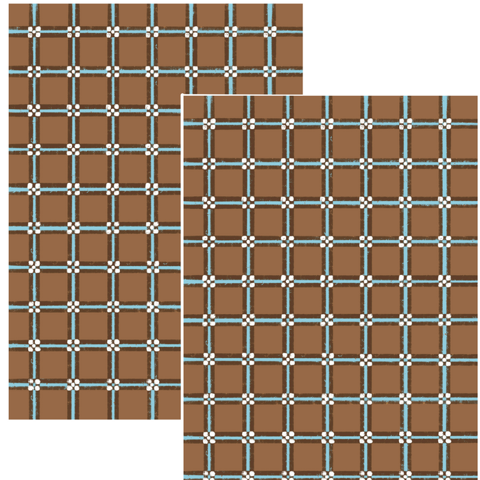 Design Paper - Brown Minsa pattern