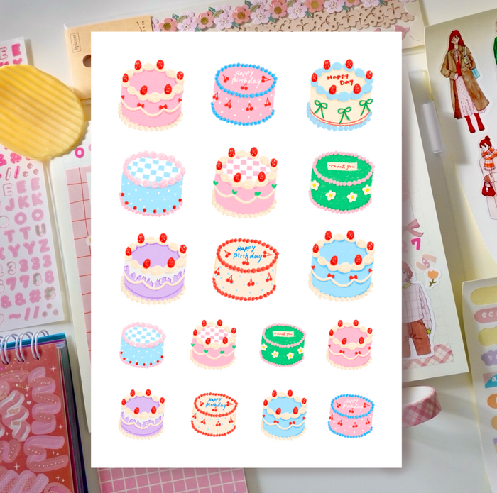 Sticker - cake