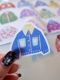 Clothes mini card set A