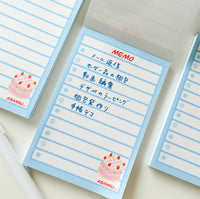 Notepad - blue cake