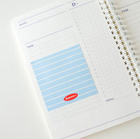 Notepad - blue stripes