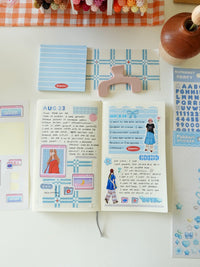 Notepad - blue stripes