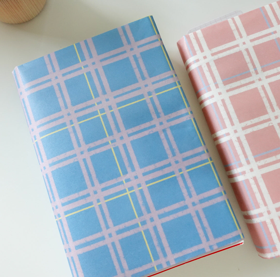 Design Paper - blue check pattern – Asannu shop