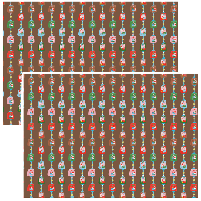 Design Paper - Christmas brown