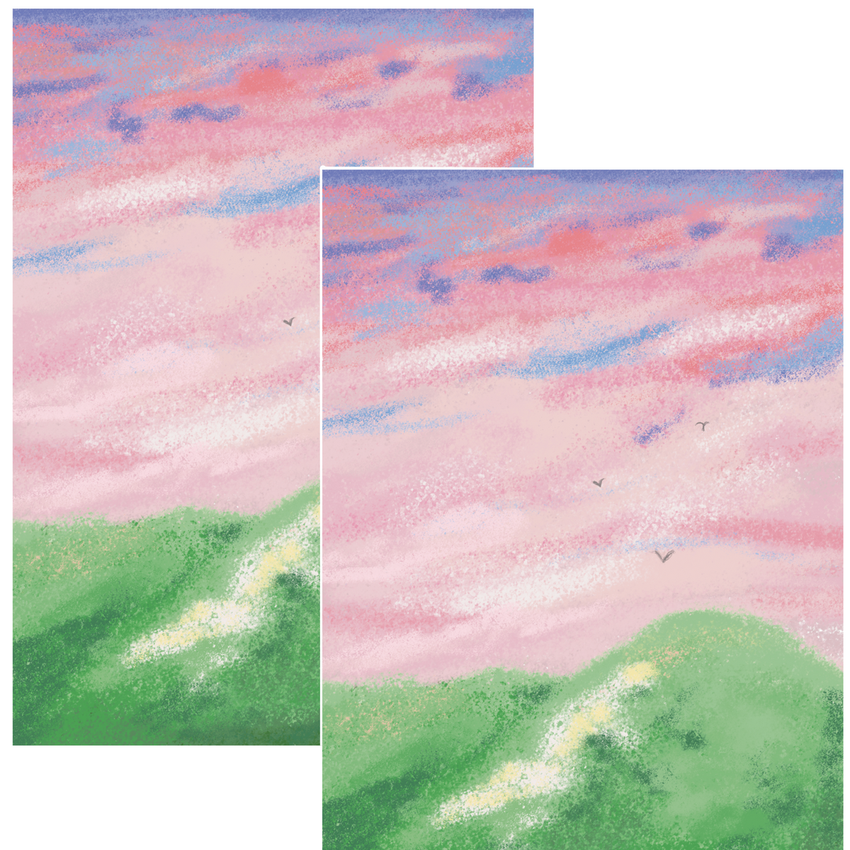 Design Paper - sky & hill