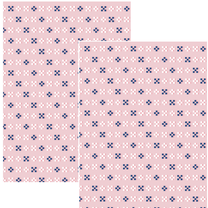 Design Paper - dusty pink Minsa pattern