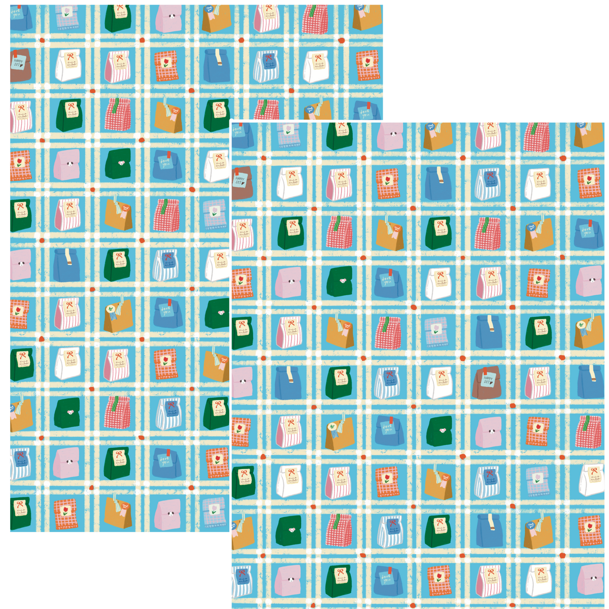 Design Paper - blue package