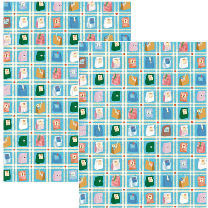 Design Paper - blue package
