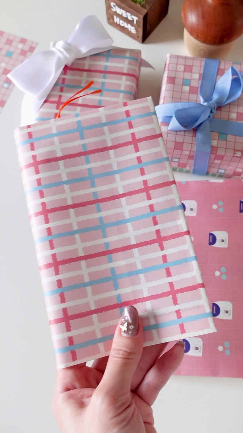 Design Paper - pink rectangle pattern